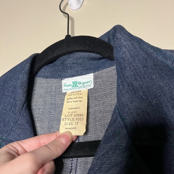Vintage 70s sears denim jumpsuit - Picture 4 of 15